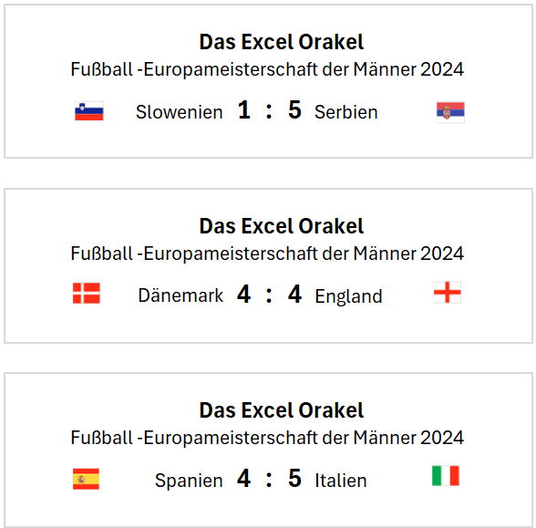 EM 2024 Excel Orakel Spiele Donnerstag 20/06/2024